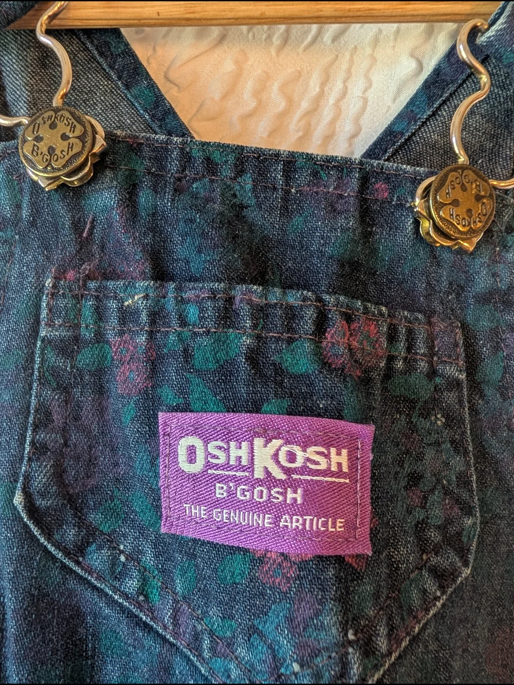 Vintage OshKosh B'gosh Children's Denim Overalls - Blue